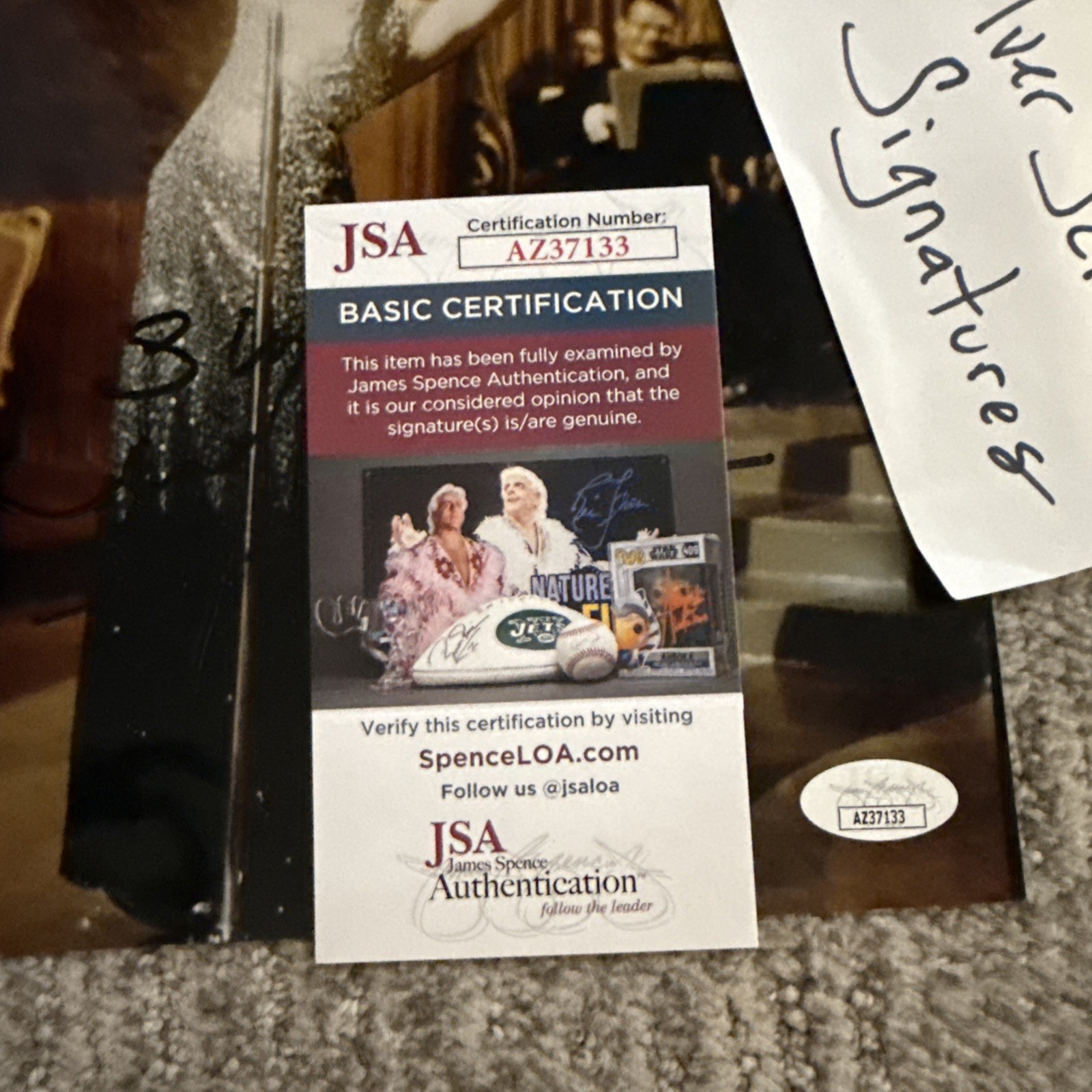 Julie Andrews Hand Signed Autograph JSA COA Sound Of Music