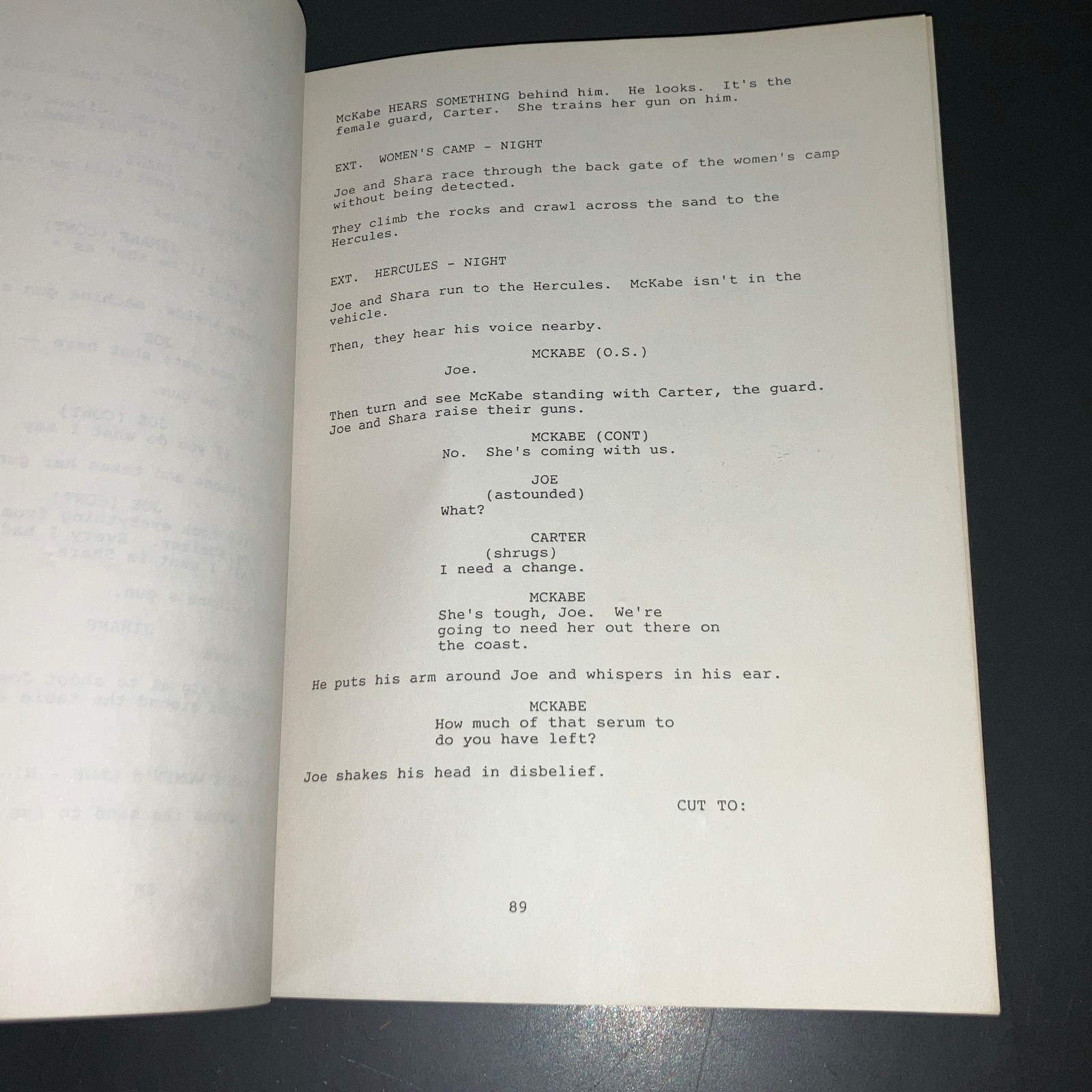 TERMINAL VIRUS 1995 Roger Corman Post-Apocalypse Sci-Fi Script Draft COA