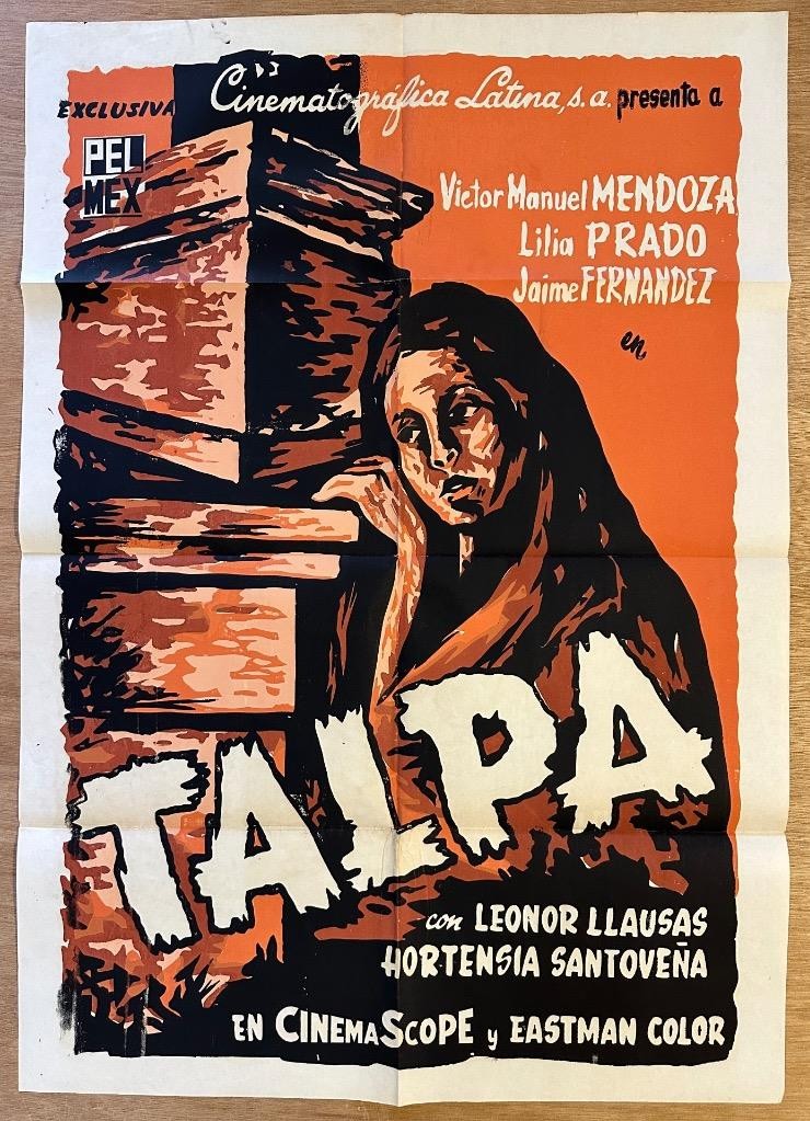 TALPA 1956 Artwork of Lilia Prado Org Mexican Movie Poster 5406