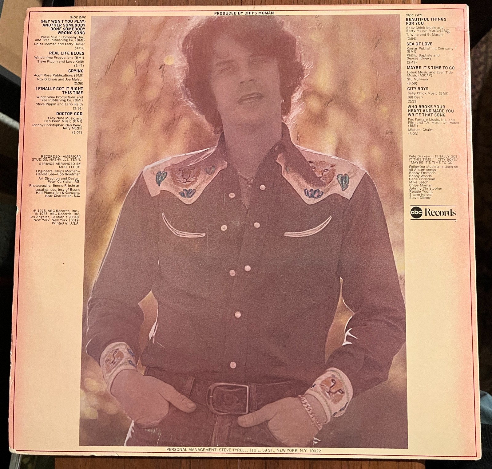 B.J. THOMAS Signed REUNION LP