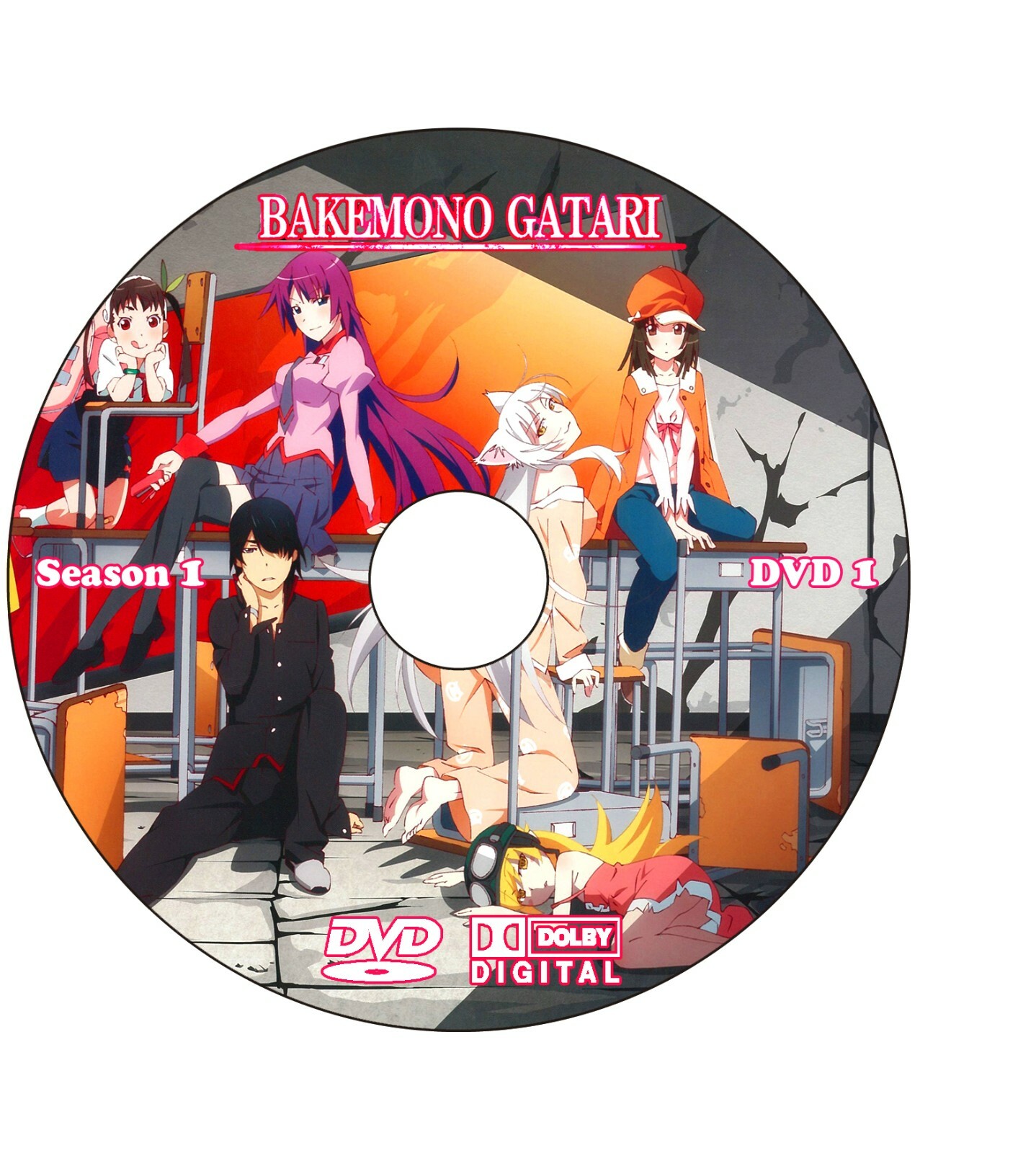 Bakemonogatari Anime Series Complete Collection + 3 Movies