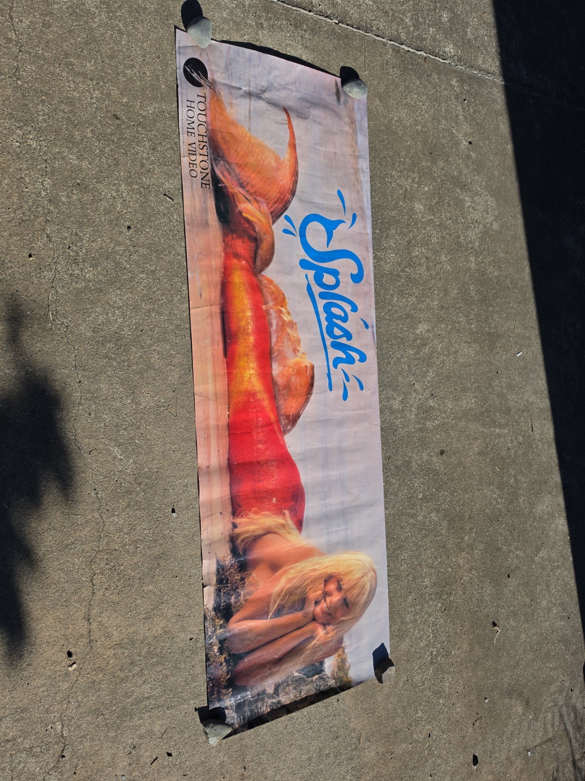 SPLASH (1984) – 24×72 – Large Iconic Image Of Madison The Mermaid! Video Poster