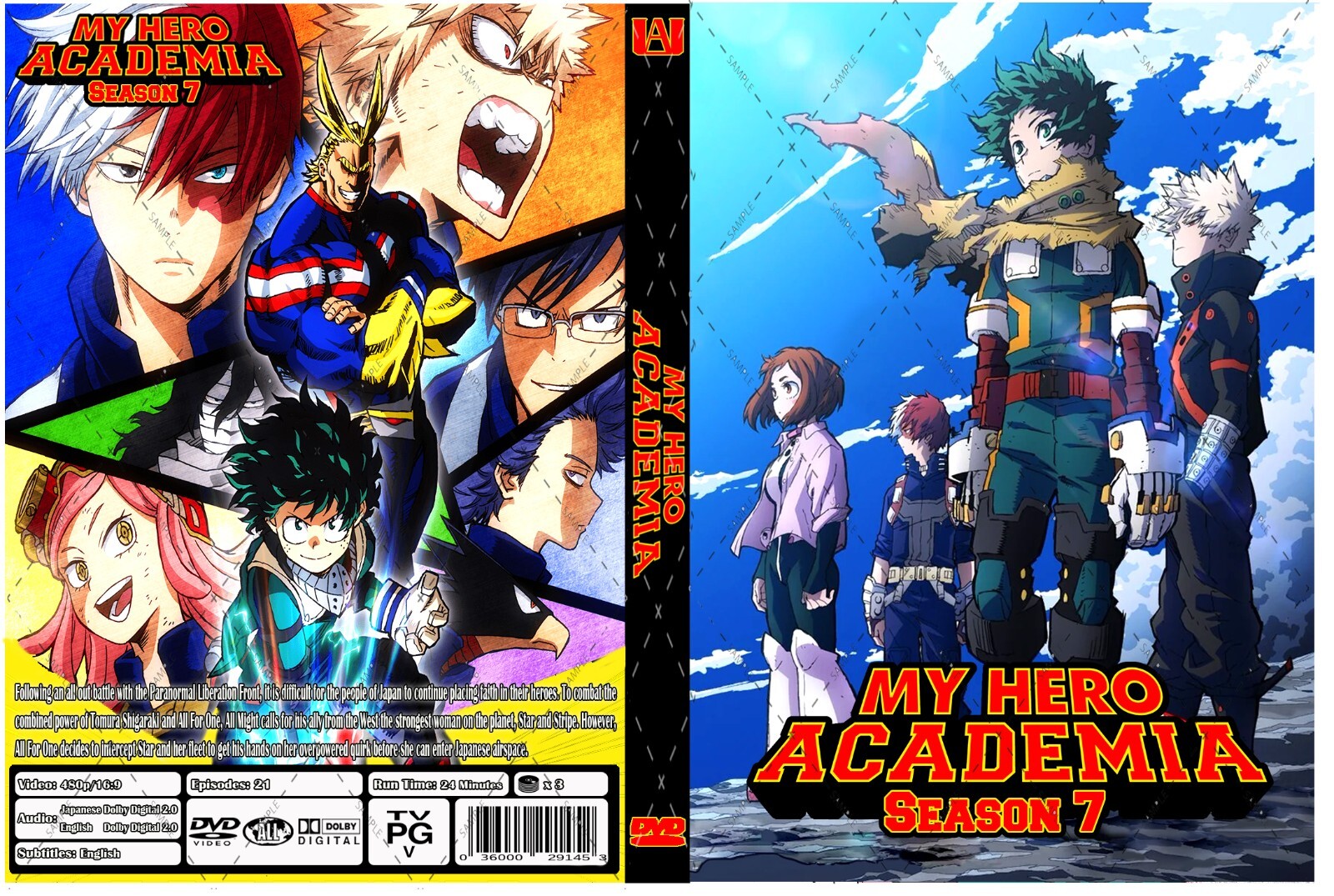 My Hero Academia Anime Series Complete Season 7 Episodes 1-21 Dual Audio Eng/Jpn