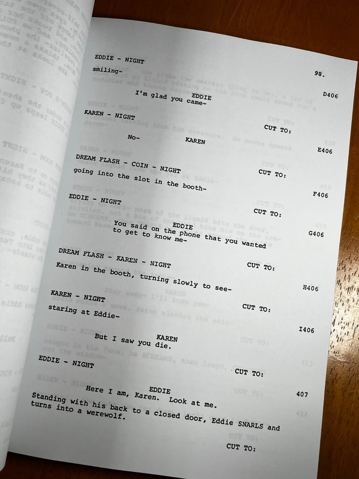 The Howling Script Signed- Autograph Reprints- Werewolf- Horror- Halloween