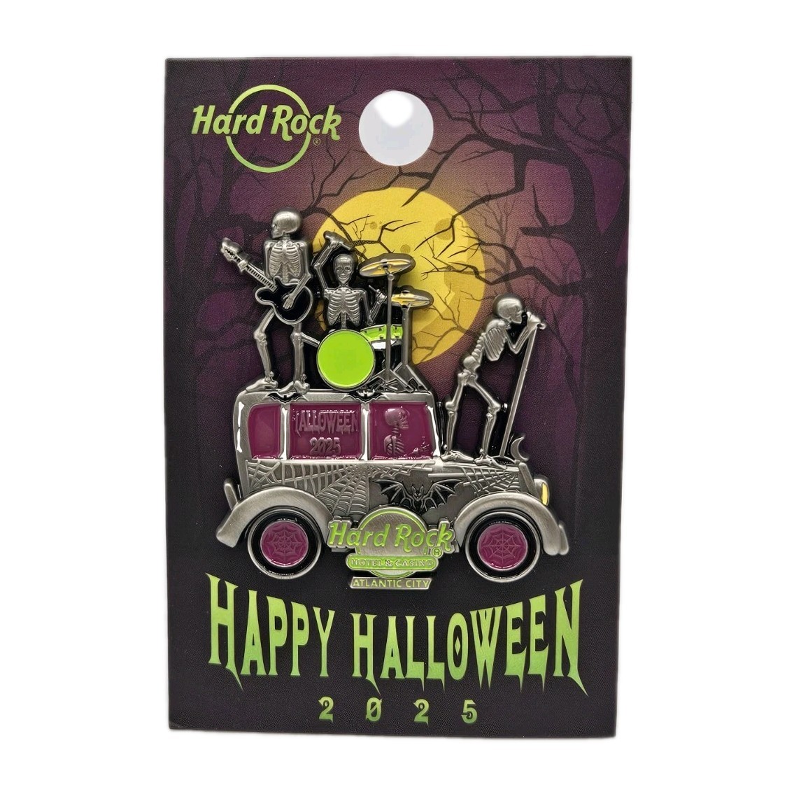 Hard Rock Casino Atlantic City Collectible Limited Pin Happy Halloween