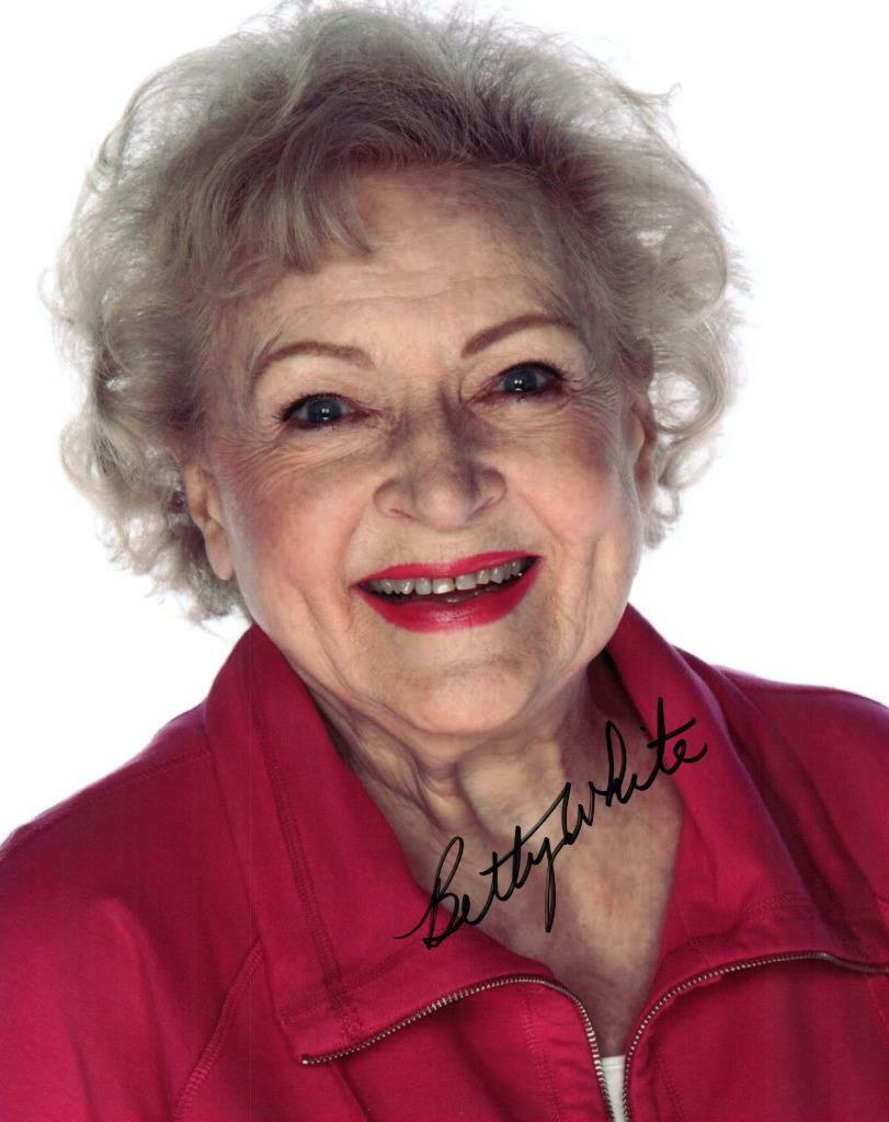 Betty White signed 8×10 Photo signed Picture beautiful photo with COA