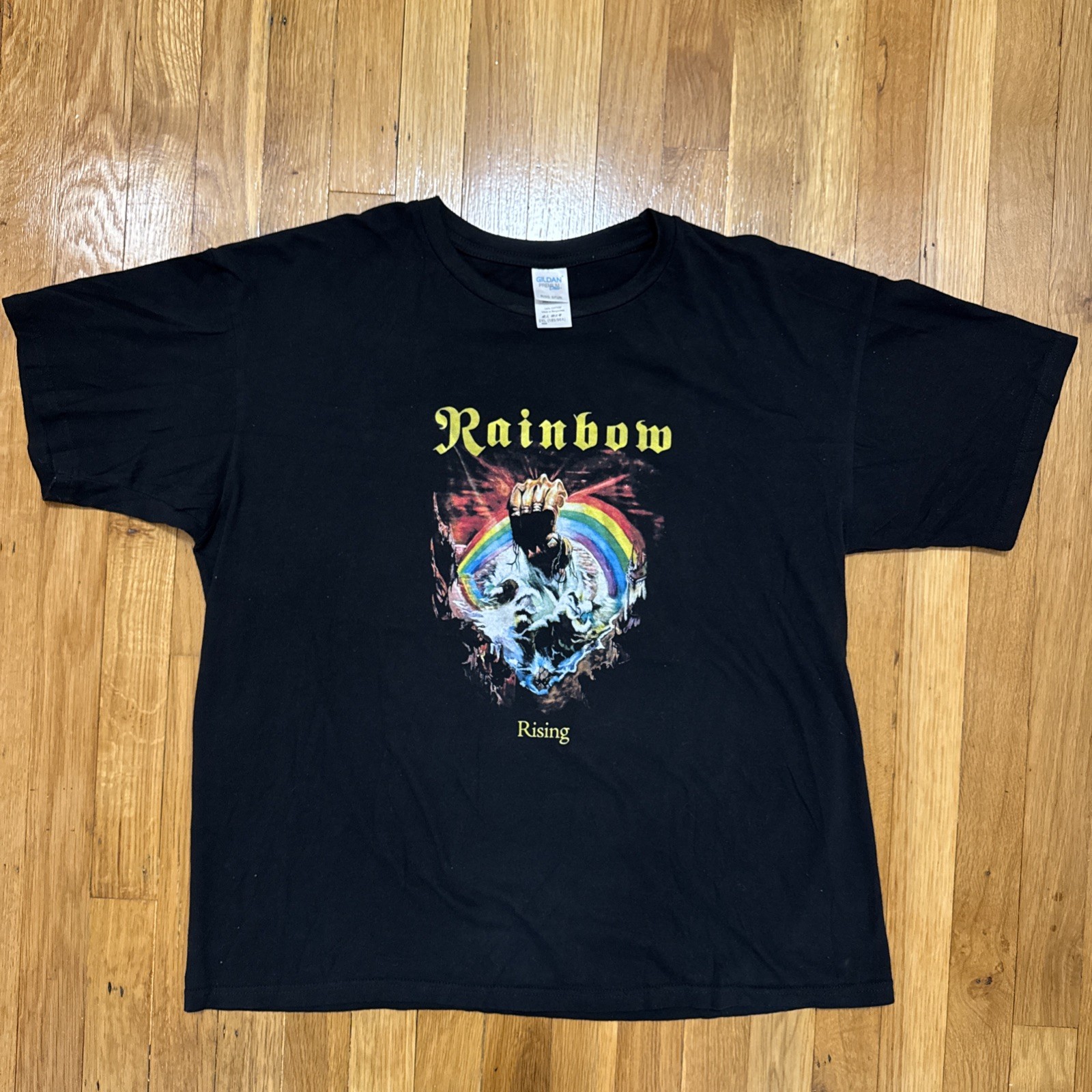 Ritchie Blackmore’s Rainbow Rising 2018 Russia Germany Tour Adult XXL Shirt Dio