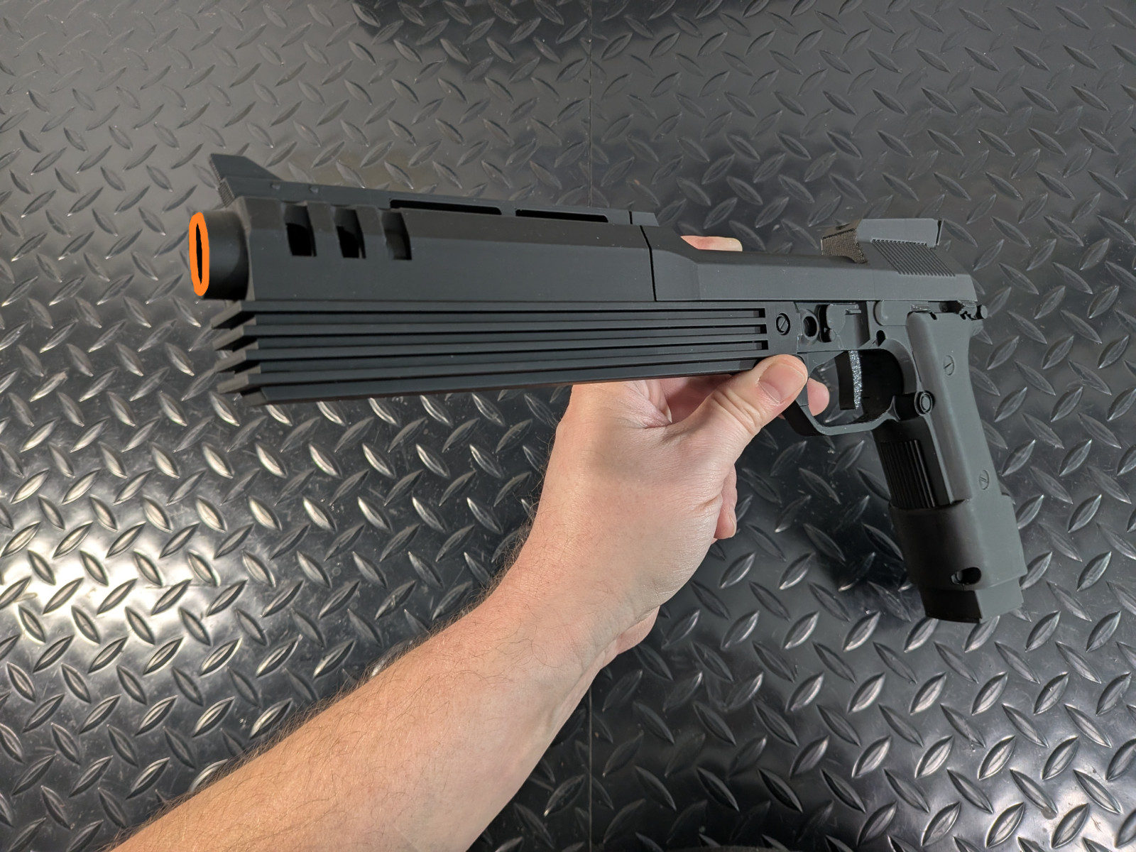 Robocop Auto 9 Replica – 3D Printed – 9mm Robocop – DIY Unpainted – Realistic