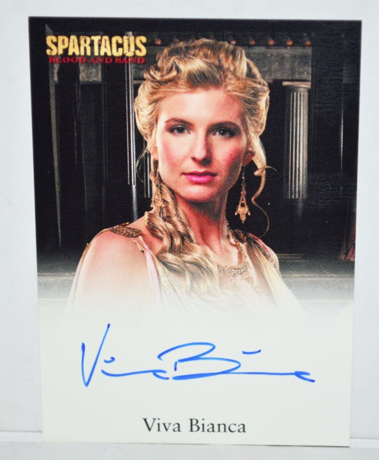 Rittenhouse Spartacus Blood And Sand Viva Bianca As Llithyia Autograph Card