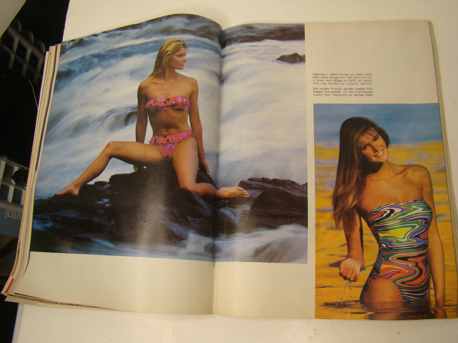 Vintage February 10 1986 Sports Illustrated Elle MacPherson poster Swim Suit Mag