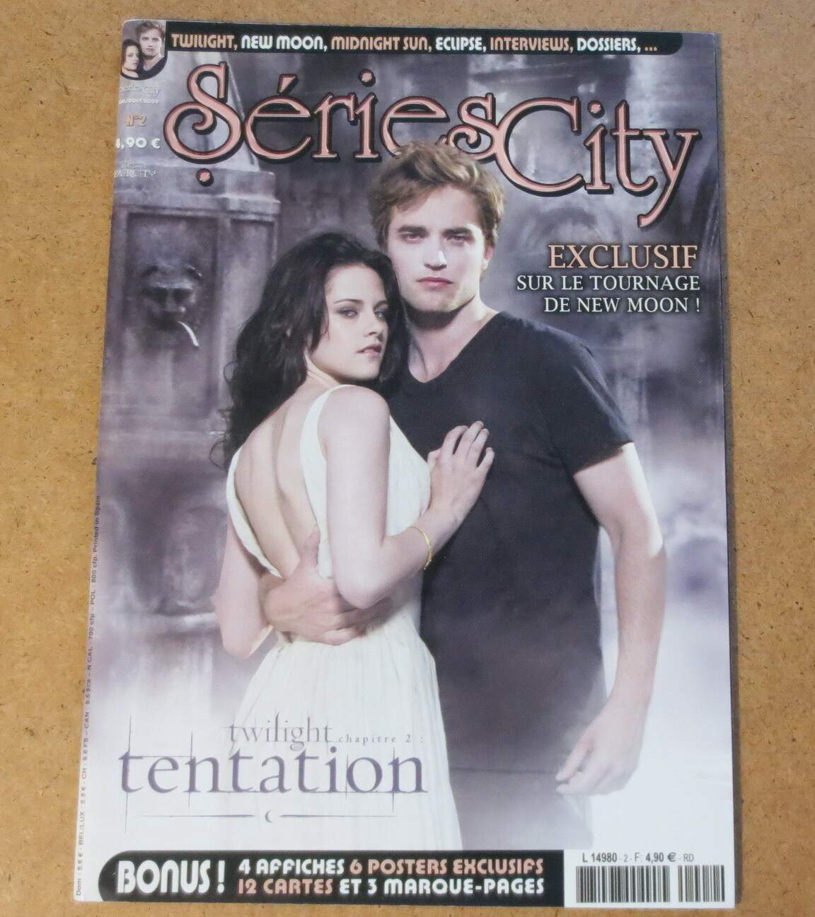 Series City Magazine #2 Twilight Saga Robert Pattinson Kristen Stewart + Poster