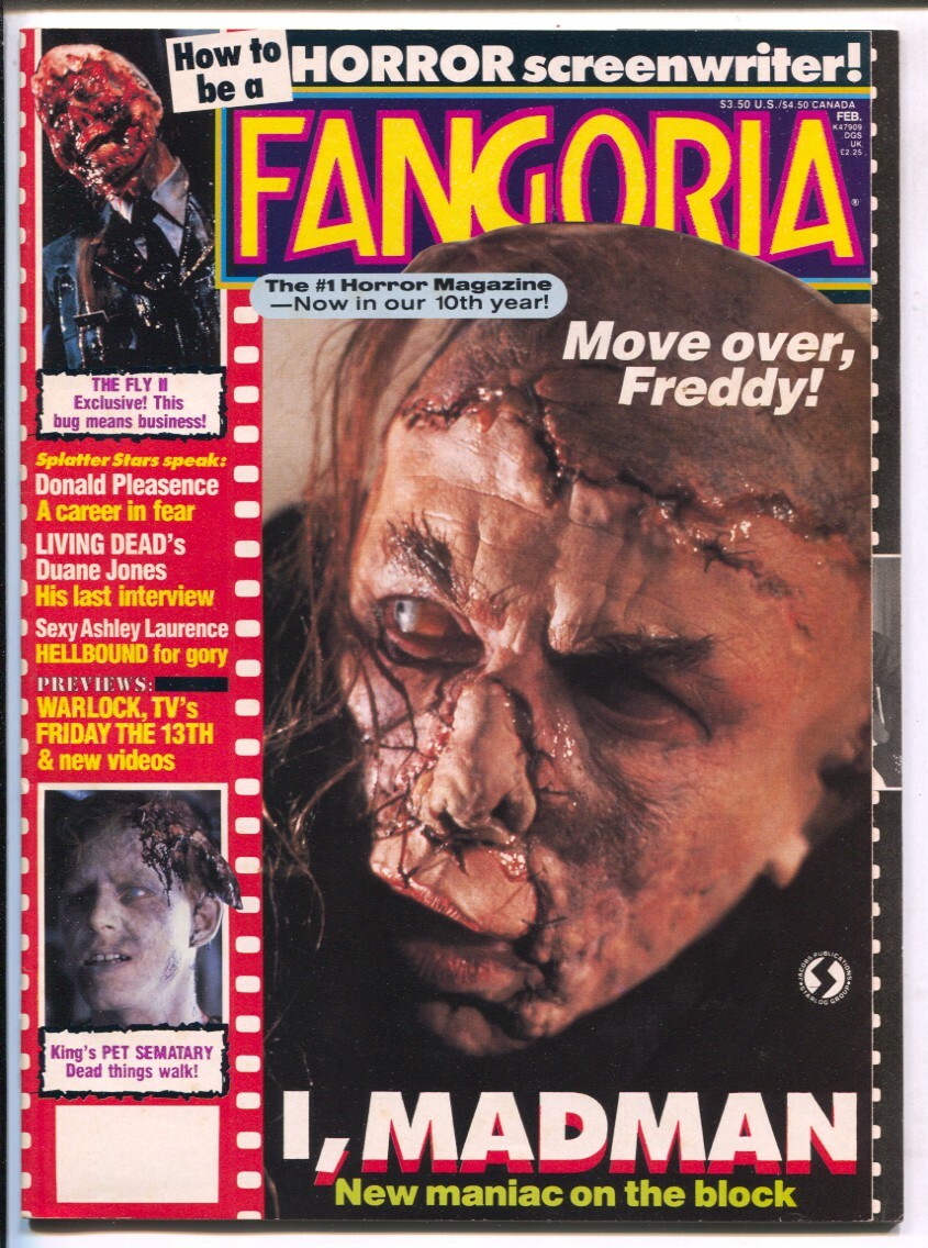 Fangoria #80 1989-Donald Pleasence-Warlock-Friday The 13th-star pix-movie inf…