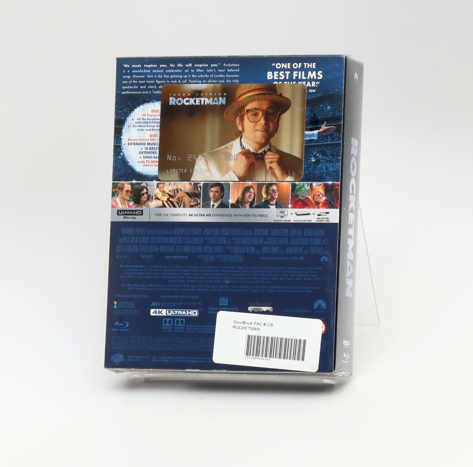 Rocketman Filmarena FAC Lenticular Fullslip XL 4K Blu-ray Steelbook