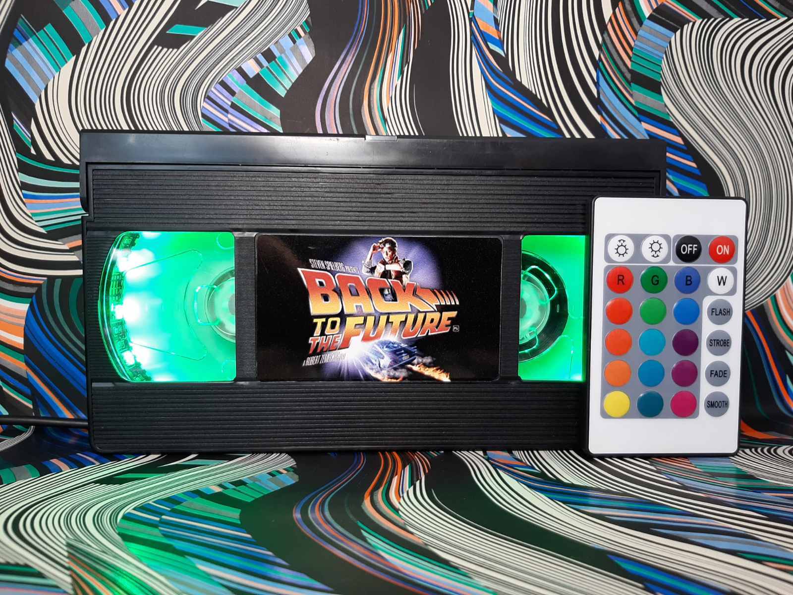 Back to the Future VHS Lamp, Blockbuster VHS tape, Custom Gift for baby