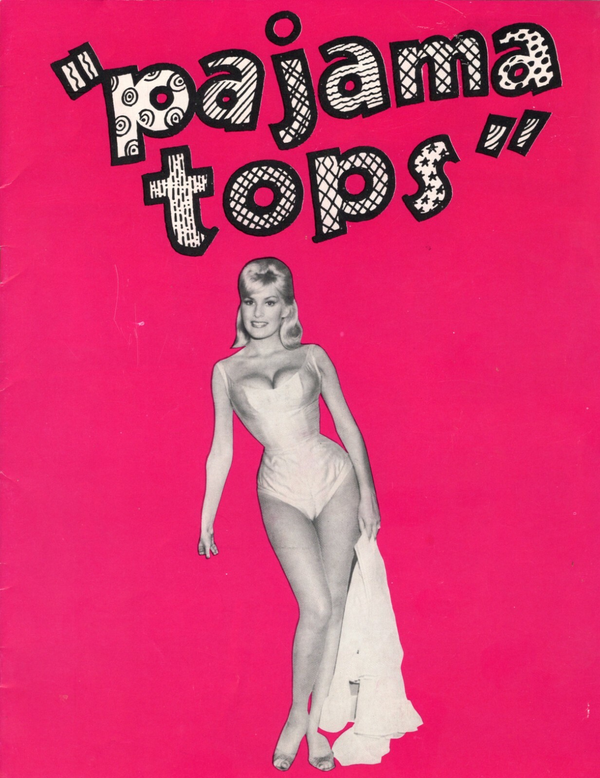 June Wilkinson “PAJAMA TOPS” Richard Vath / Don McArt 1964 Tour Souvenir Program