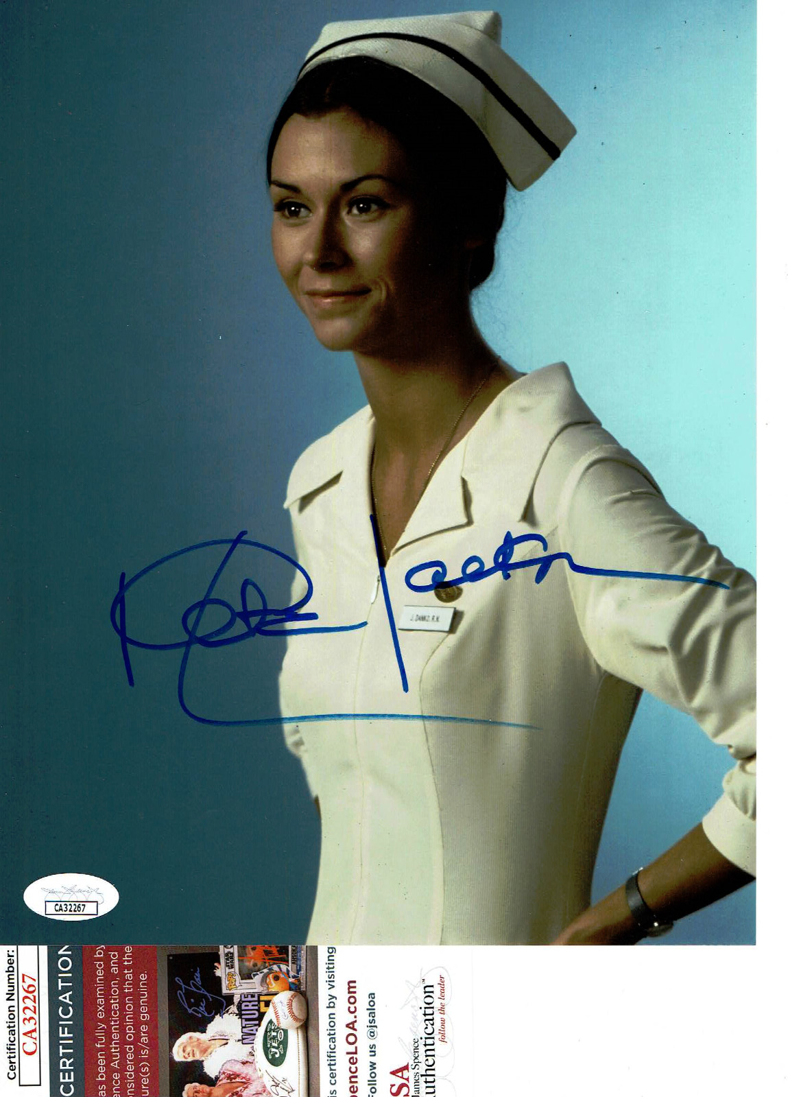 Charlie’s Angels Kate Jackson autographed 8×10 Nurse photo JSA Certified