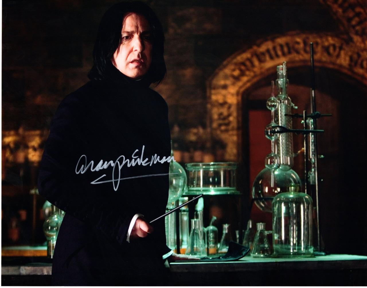 Alan Rickman signed 11×14 Photo autographed Picture with COA