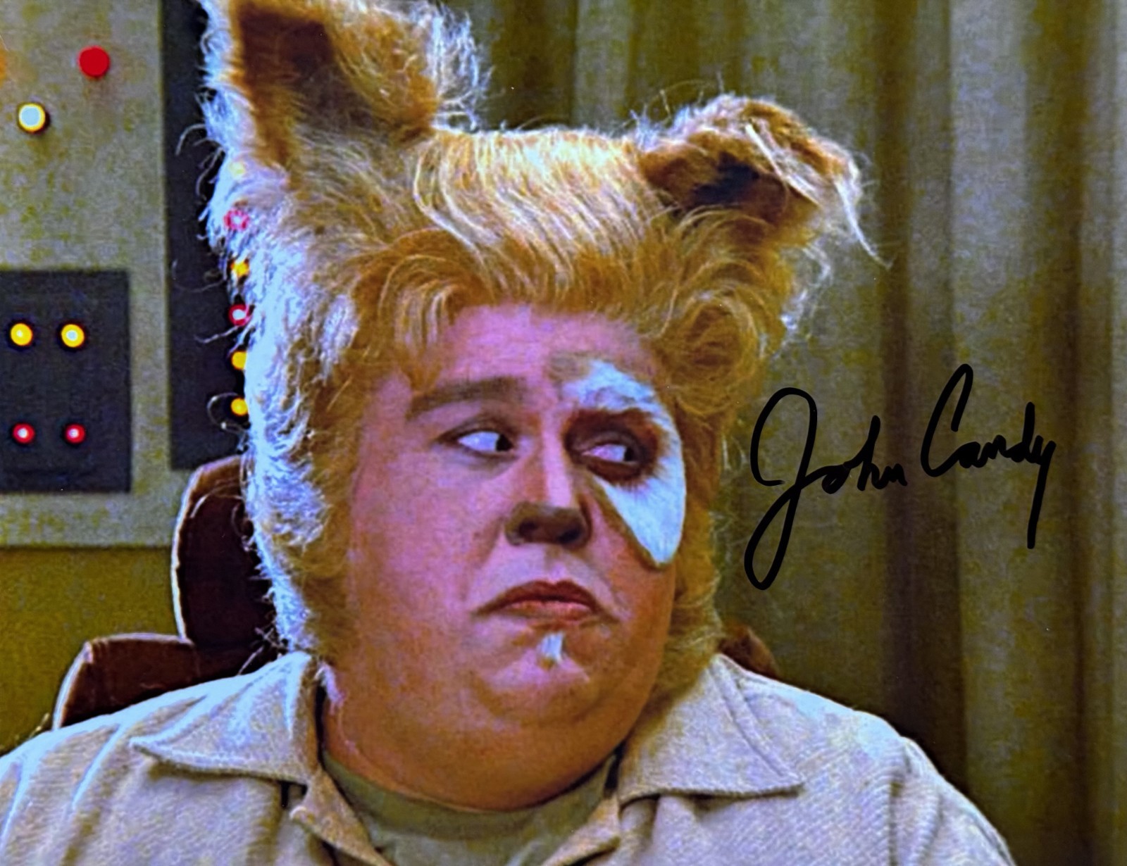 John Candy, Signed 8×10 Autograph Photo, “Spaceballs” “Barf”