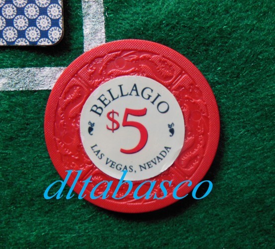OCEAN’S ELEVEN 11 Movie Prop $5 Poker Chip Bellagio Casino Vault Screen-Used+LOA