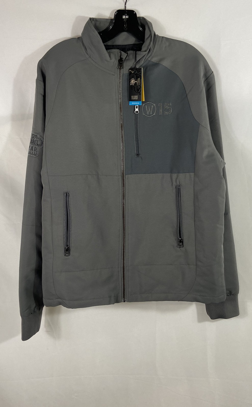 Blizzard Entertainment Unisex World of Warcraft Heavy Fleece Jacket Gray NWT M
