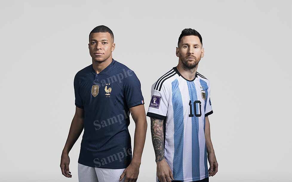 Sports Images Men Soccer Football World Cup 2022 Lionel Messi Kylian Mbappe 3713