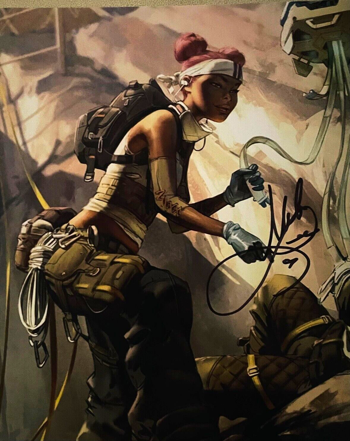 Mela Lee APEX LEGENDS Video game Original Signed 8X10 Photo #6