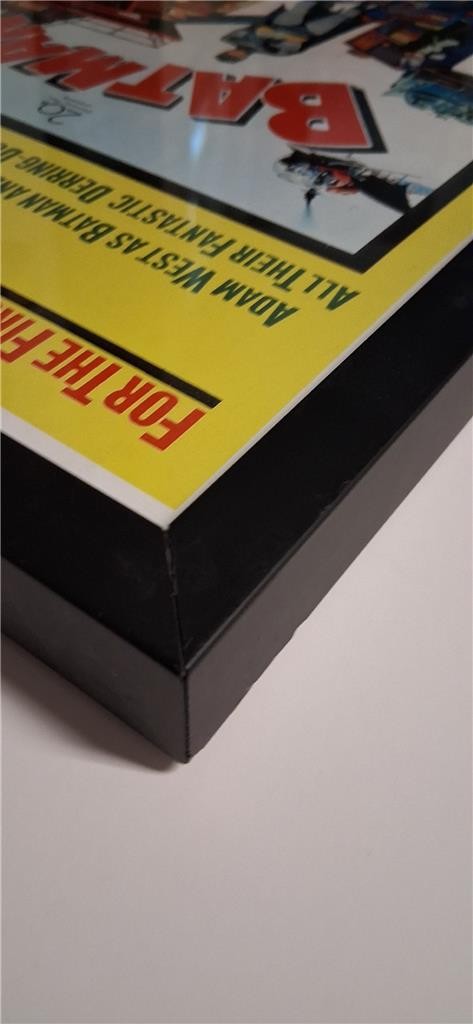 1966 BATMAN THE MOVIE Theater Poster Numbered Print 17×11 NSS FRAMED Reprint