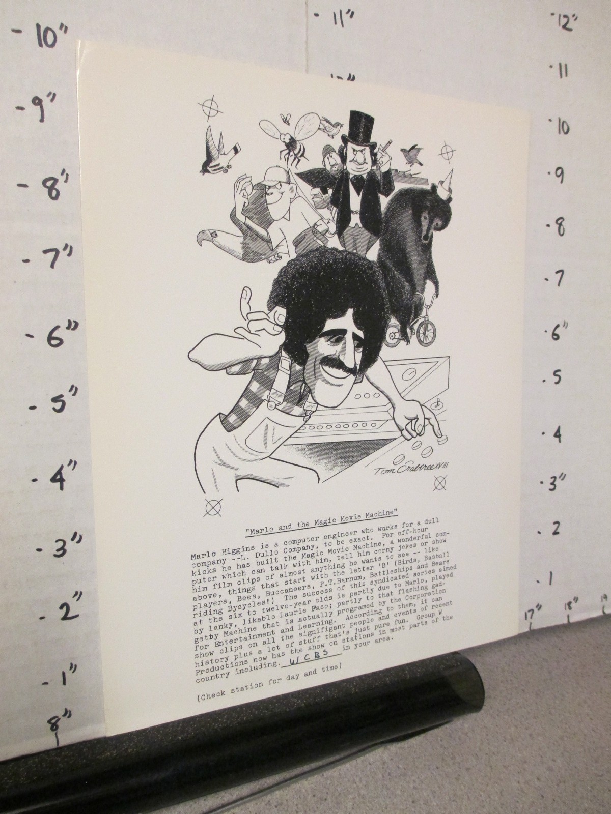 CBS TV show photo 1977 MARLO MAGIC MOVIE MACHINE Laurie Faso children