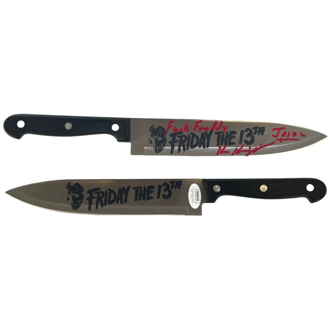 Ken Kirzinger autographed signed inscribed Knife JSA COA Freddy vs. Jason