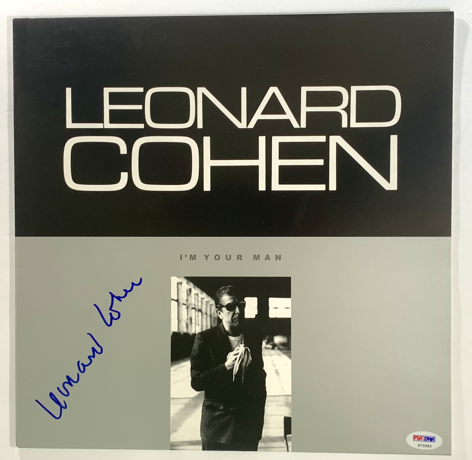 Leonard Cohen signed Album I’m your man lp autographed psa dna coa