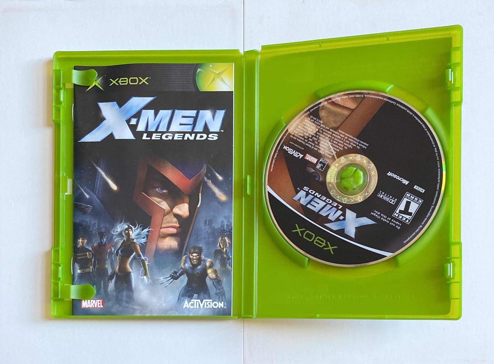 X-Men Legends (Microsoft Xbox 2004)- Marvel Video Game