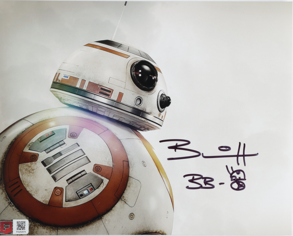 BRIAN HERRING “BB-8” Signed Star Wars 8×10 Photo (Prestine Authentic COA)