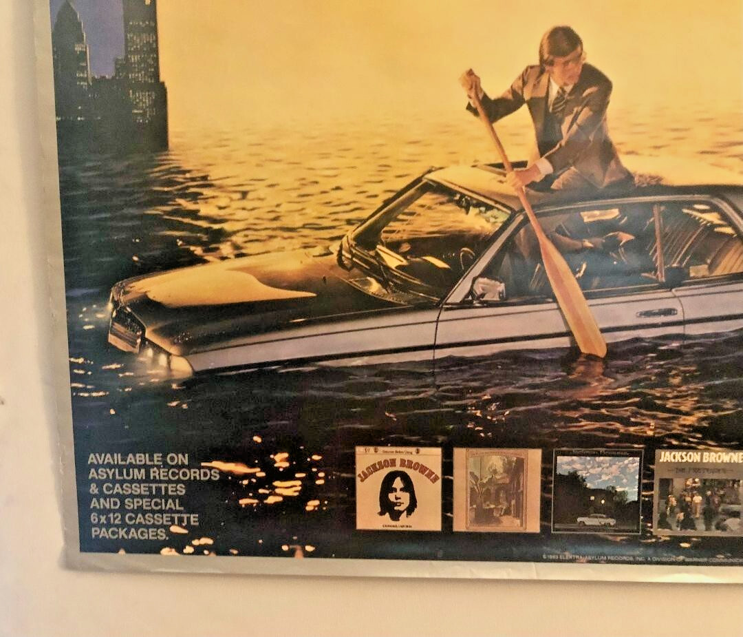 RARE 1983 JACKSON BROWNE “LAWYERS IN LOVE” ELEKTRA/ASYLUM PROMOTIONAL POSTER!