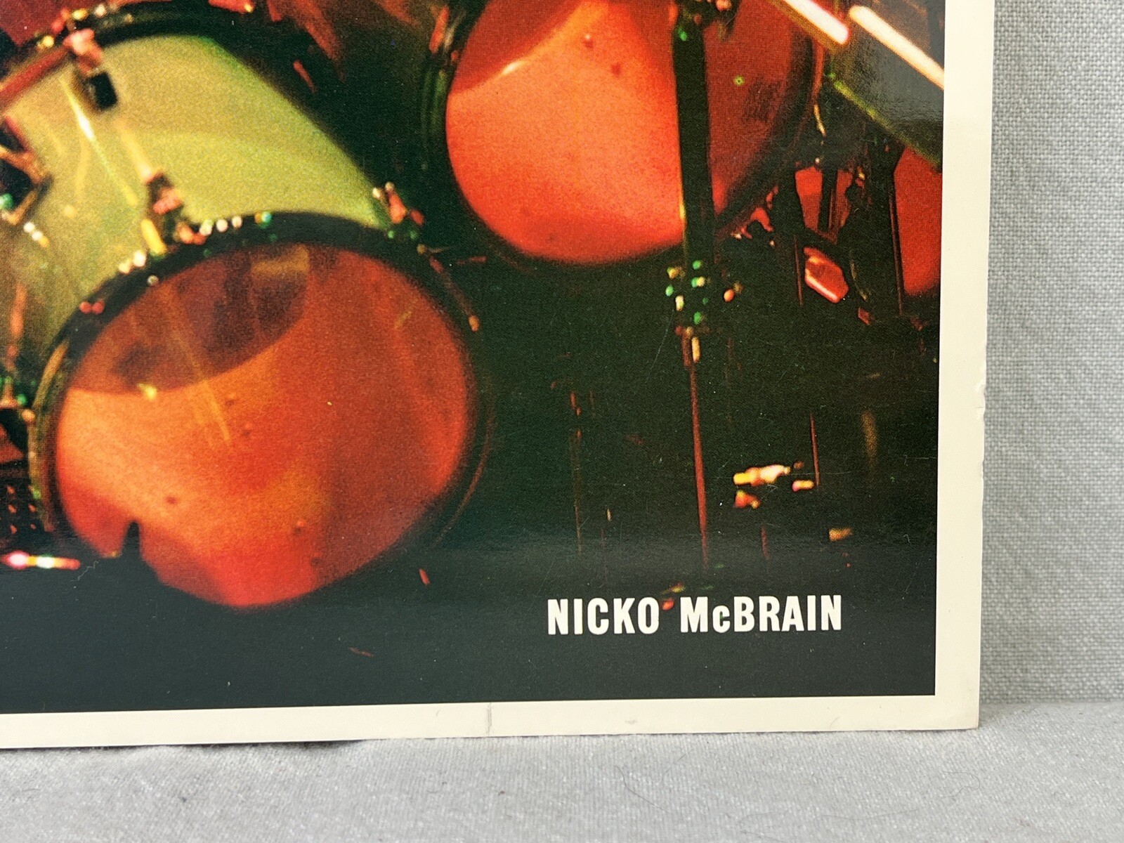 Vintage 1984 Iron Maiden Holdings “Nicko McBrain” 8inx10in Series D, Print 2
