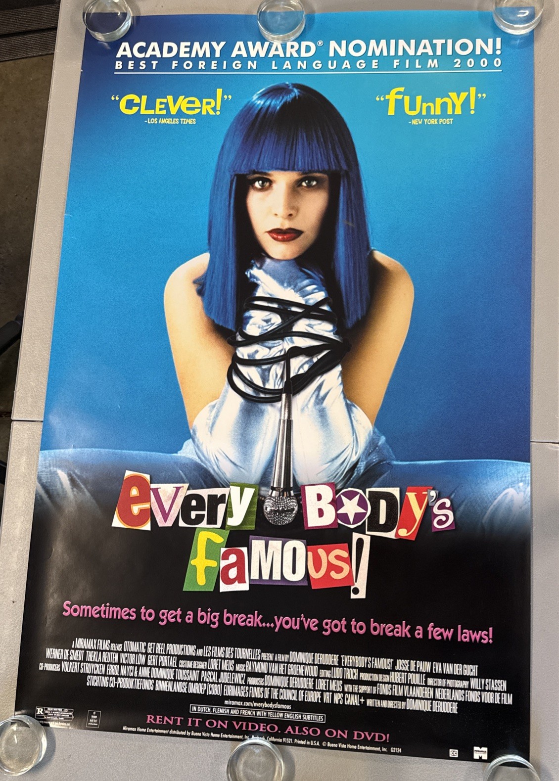 2000 Everybody’s Famous Original One Sheet Rolled 26 X 40 Movie Store Poster