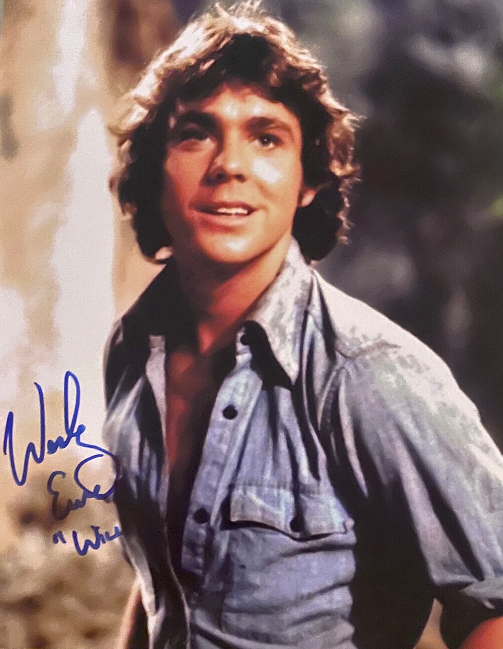 Land of the Lost Wesley Eure Original 8X10 signed Photo #3