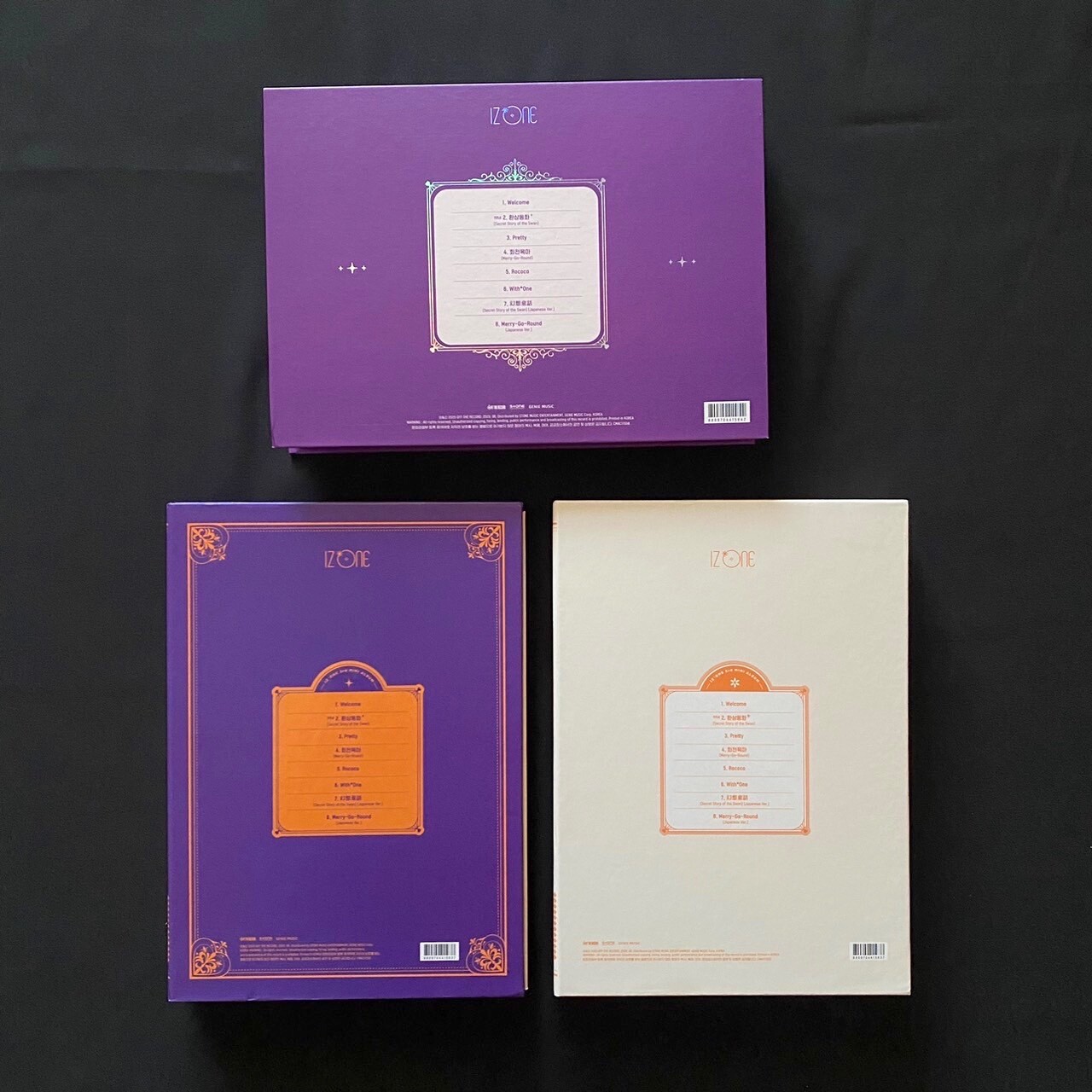 iz*one 3rd mini album oneiric diary 3ver. Yuri set No photo cards IZONE