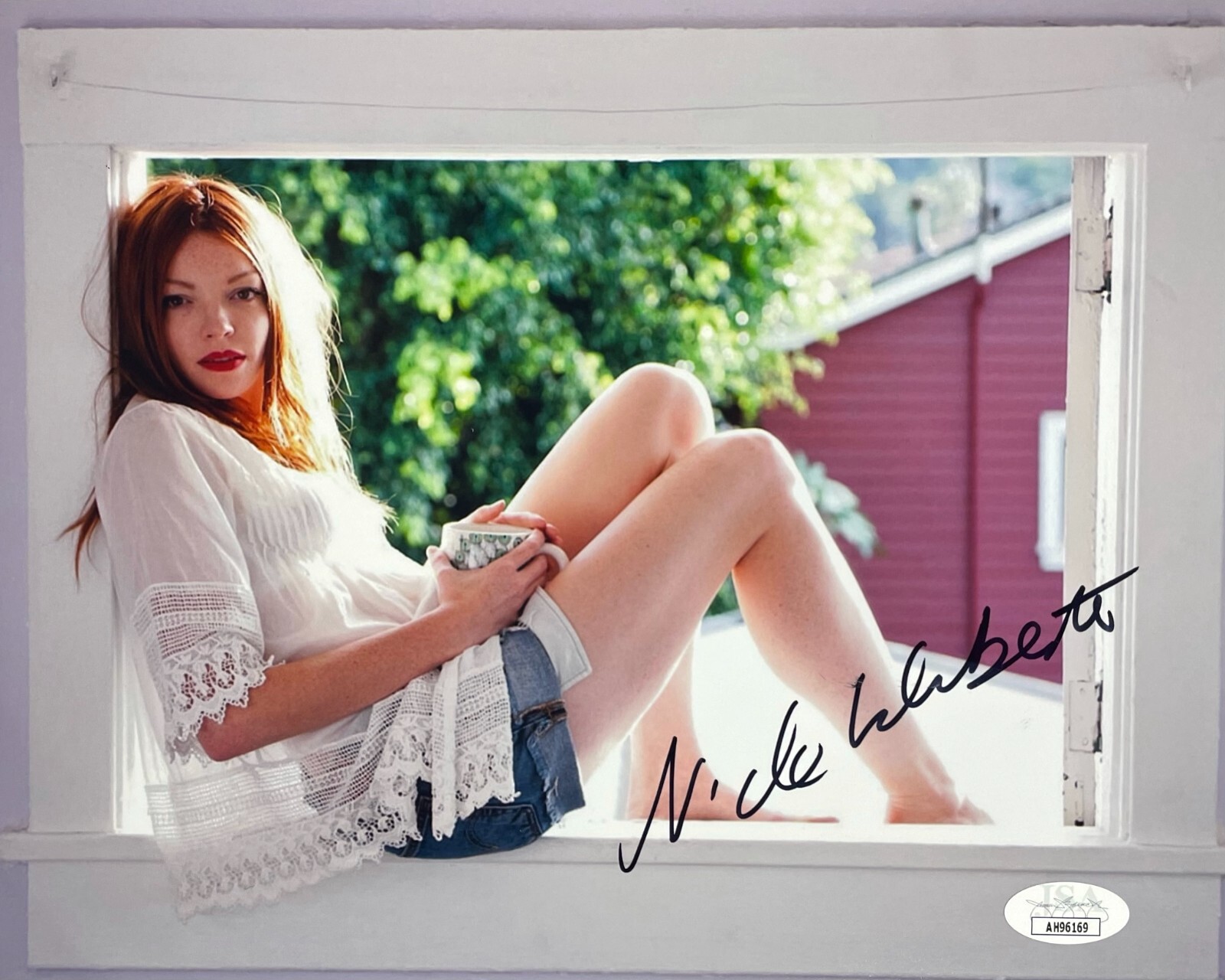 NICOLE LALIBERTE Autograph Signed 8×10 PHOTO DEXTER JSA CERTIFIED AH96169
