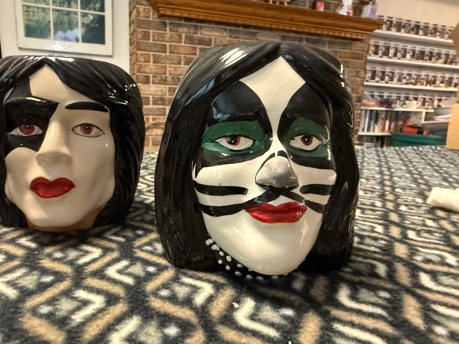 KISS 4 Pack Molded Mugs Complete Set