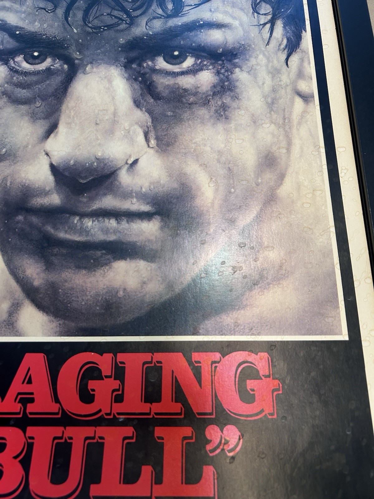 Raging Bull (1980) Original Insert Movie Poster 14 X 36 Scorsese DeNiro Pesci