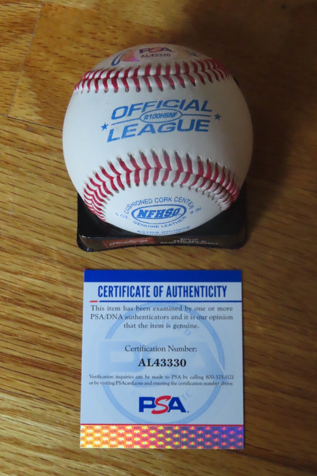 MARTIN SHORT signed Baseball PSA Three Amigos INNERSPACE Mars Attacks! Fugitives