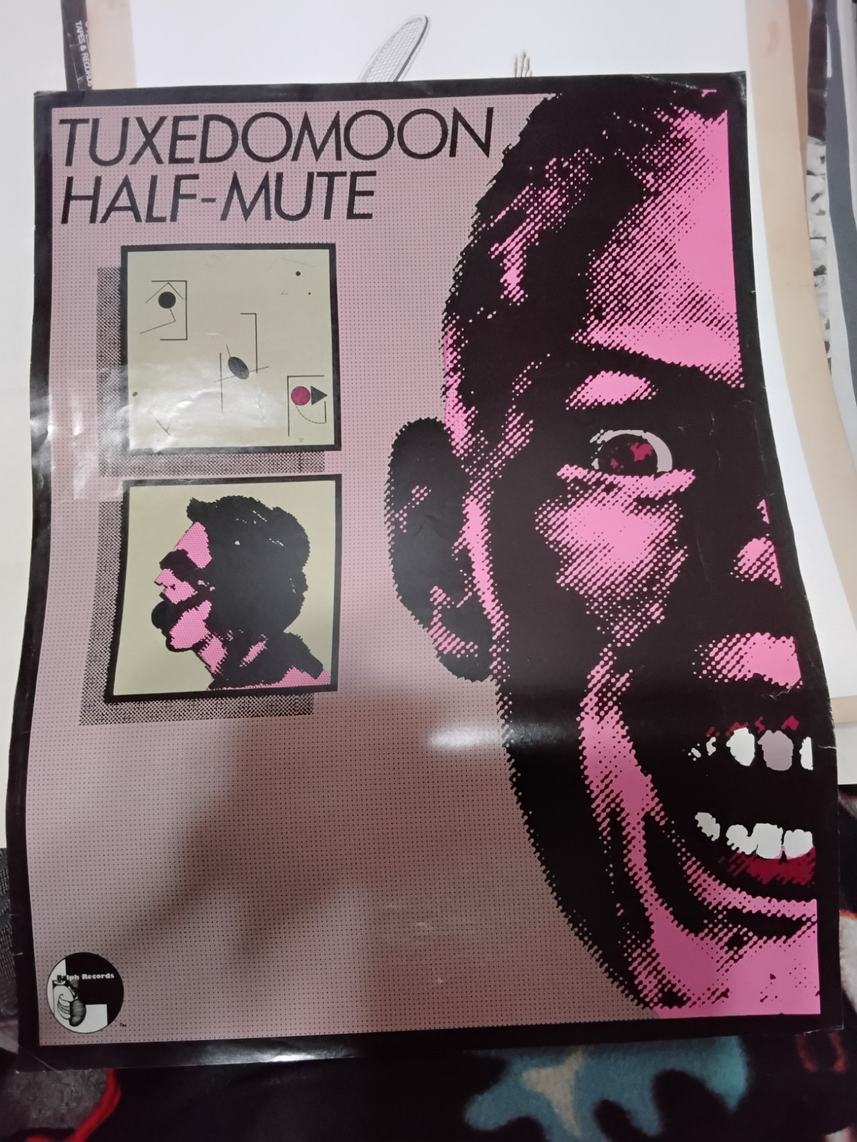 TUXEDOMOON 1980 1ST LP RALPH RECORDS PROMO POSTER NMINT 21X16 RARE HTF