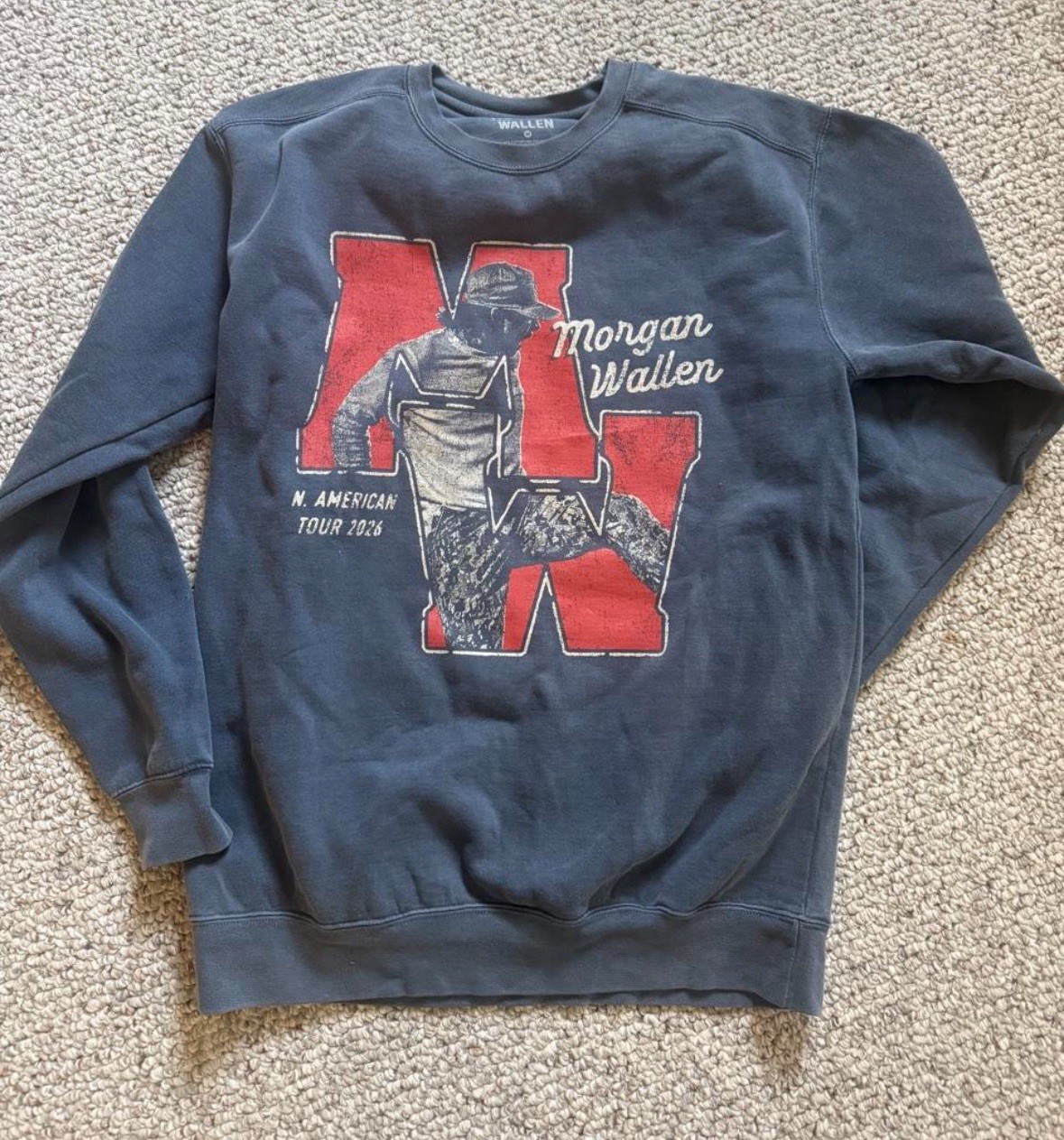 Morgan Wallen Still The Problem Tour 2026 Small Sweatshirt Country