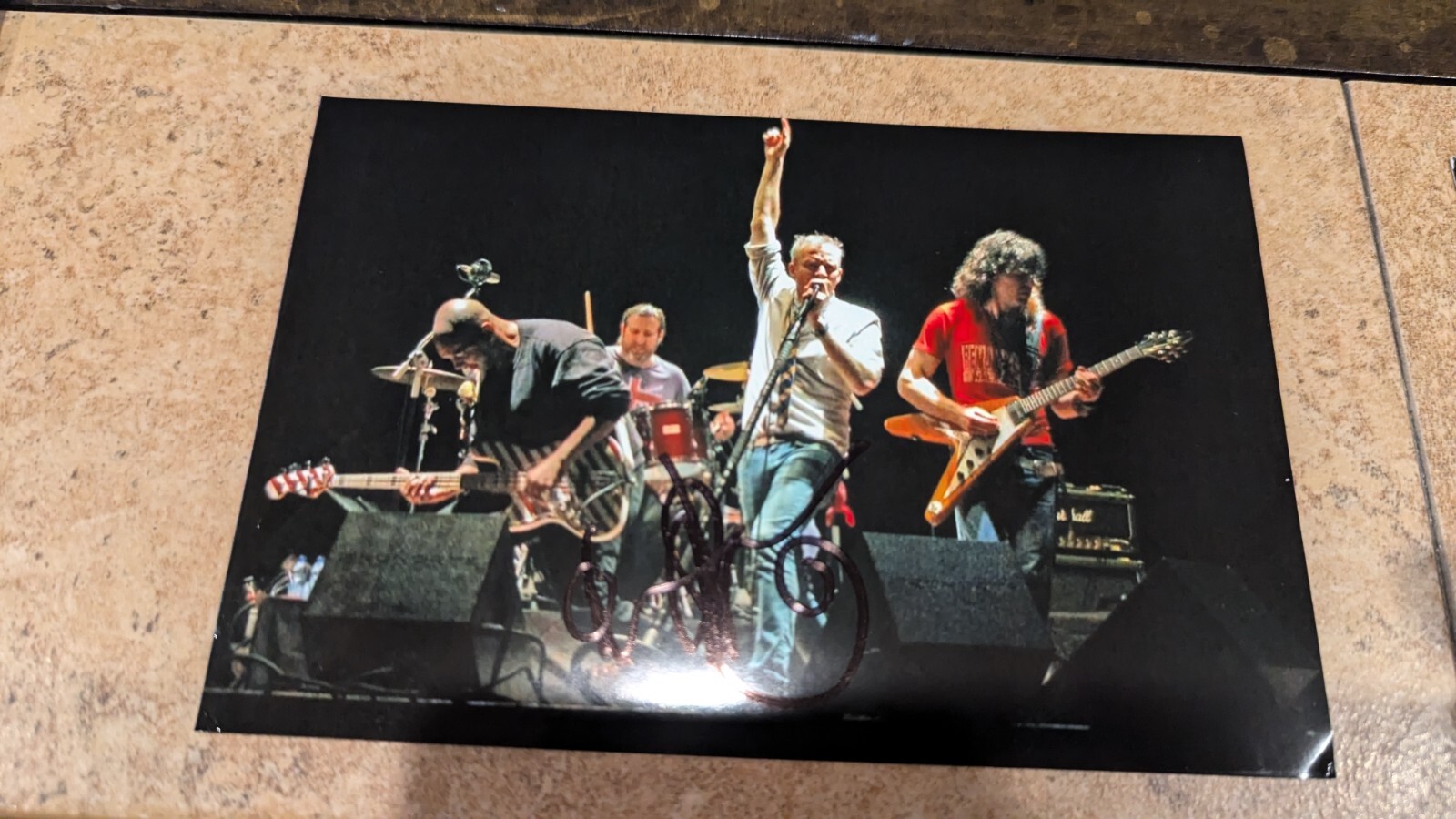CHRIS BARRON SIGNED4x6 PHOTO POP MUSIC SPIN DOCTORS SINGER AUTOGRAPH Guaranteed