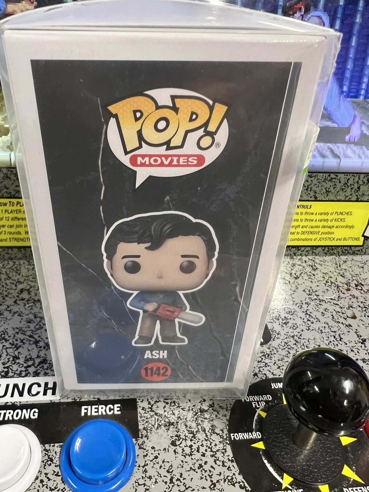 Bruce Campbell Signed Autographed Funko Pop 1142 Ash Evil Dead BAS COA “Groovy”