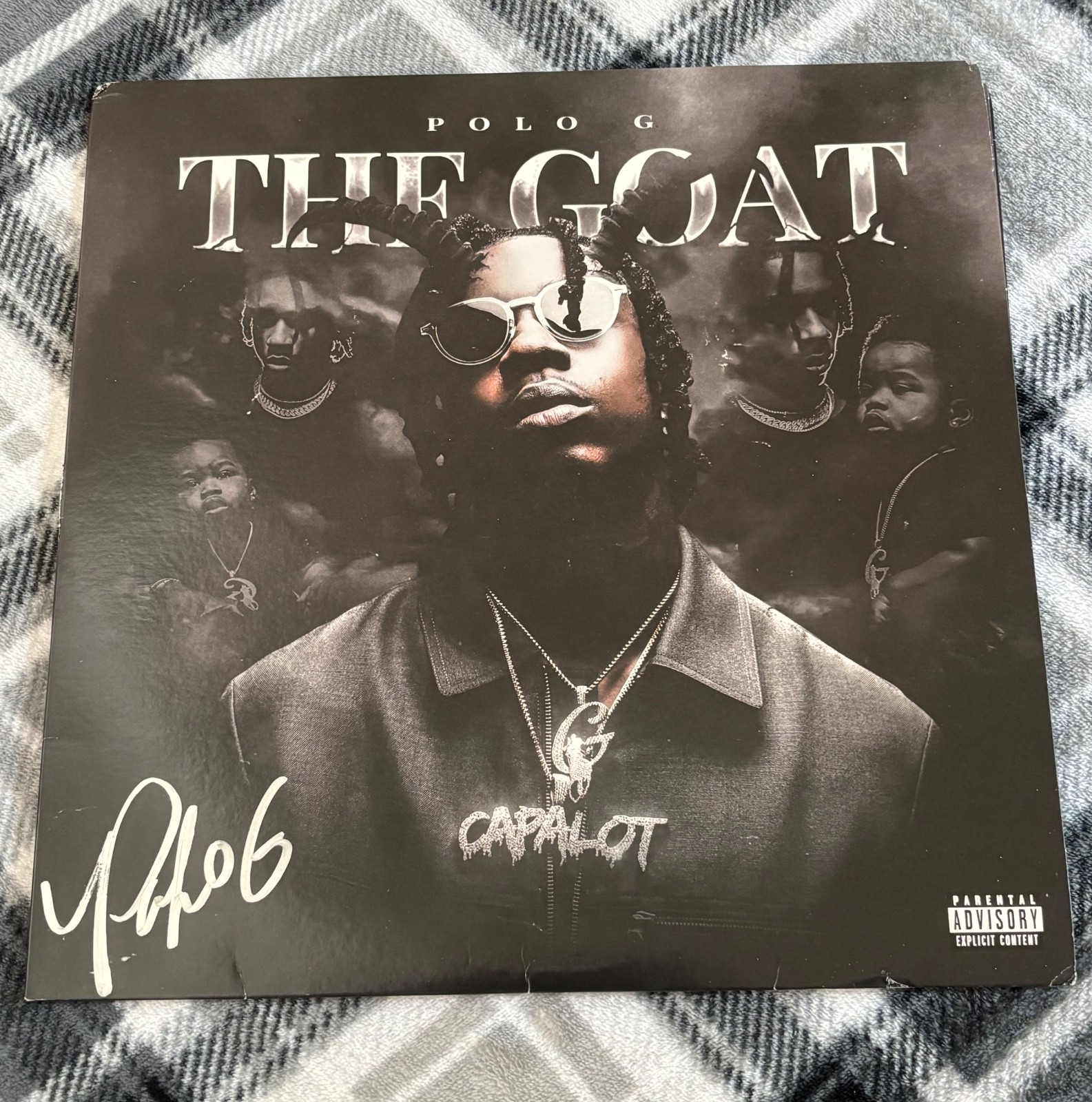 Polo G The Goat Signed Limited Edition Smoke Vinyl 2LP Official Store 2020