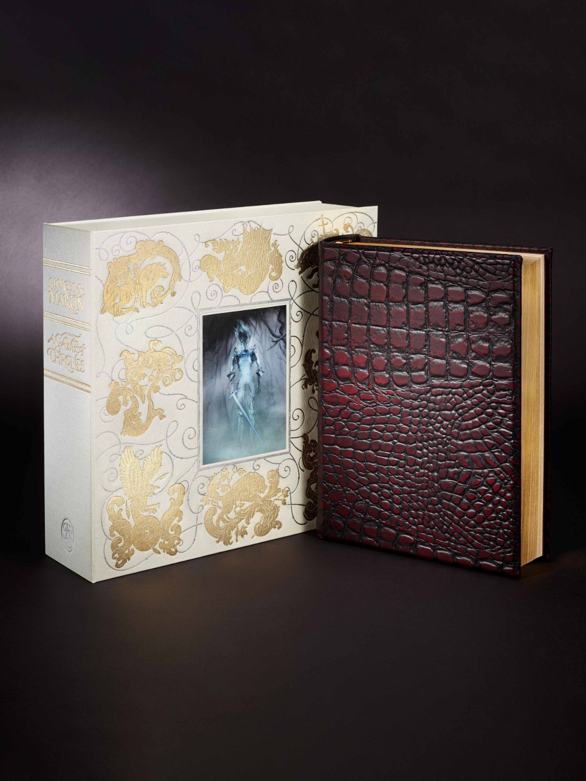 (SEALED) A Game of Thrones Limited Edition Signed Book GRRM Dragon Leather