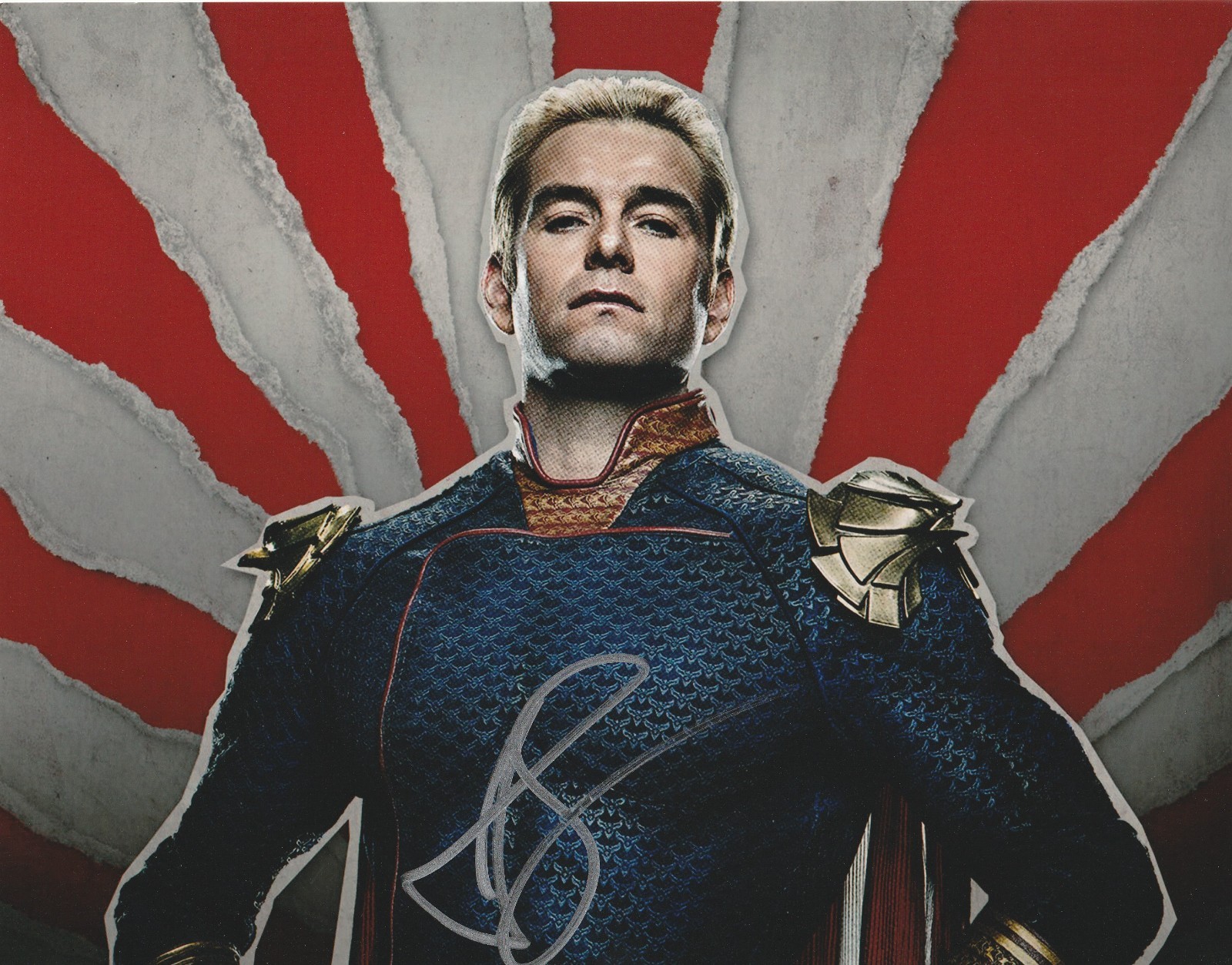 ANTONY STARR THE BOYS SIGNED 10X8 PHOTO AUTOGRAPH HOMELANDER AMAZON TELEVISION