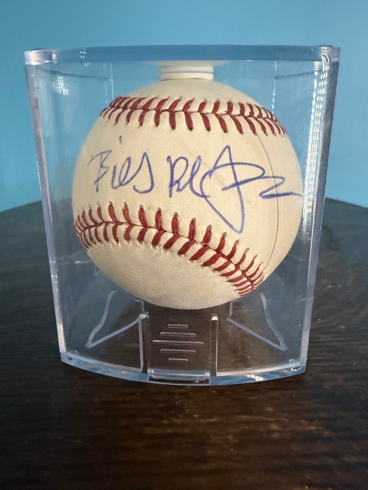 Billy Bob Thornton Signed Rawlings Baseball in Display Case JSA Authenticated