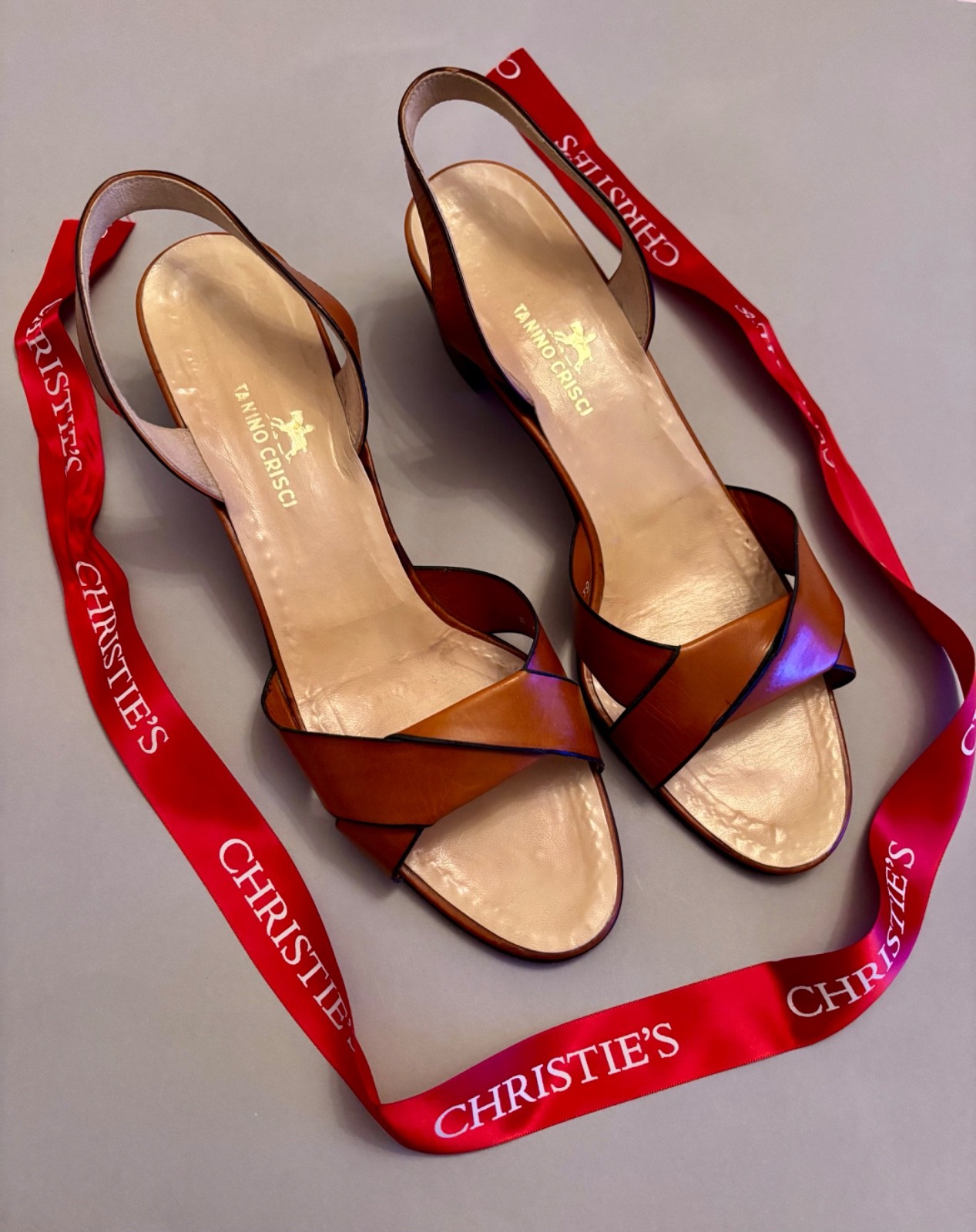 Audrey Hepburn Personal Property Owned Sandals Christies Auction Collectible
